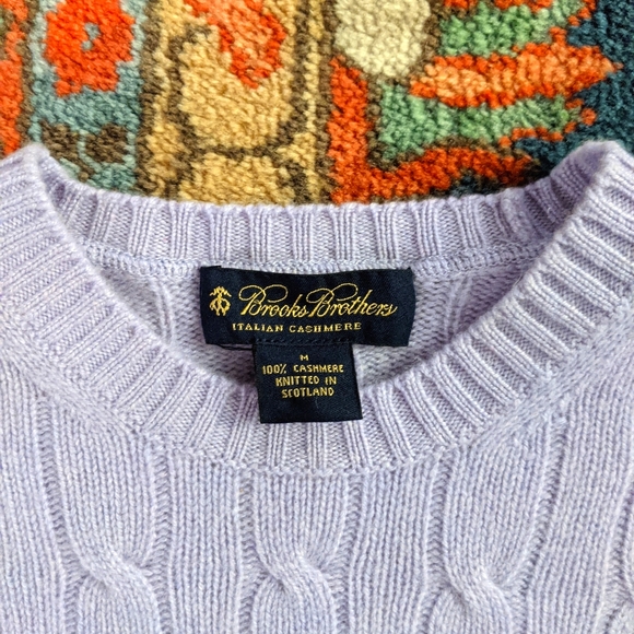 Italian Cashmere Cableknit Sweater 